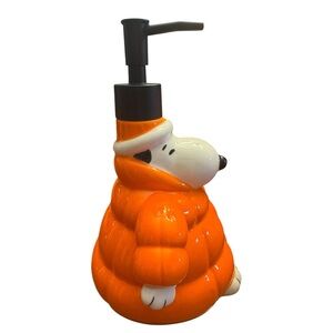 Peanuts Orange Snoopy Soap Dispenser